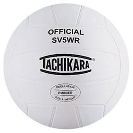 Picture of Tachikara SV5WR Rubber Volleyball - Whtie