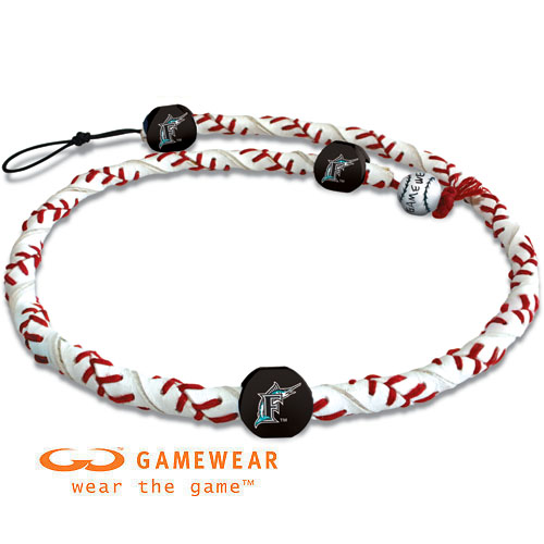 Picture of Gamewear 844214025219 Florida Marlins Classic Frozen Rope Necklace- MLB