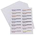 Viewables Color Labeling System Label Pack Refill 3.5 in White 160-Pack PK -