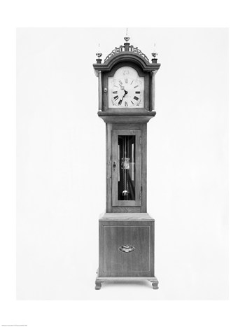 Antique grandfather clock 18.00 x 24.00 Poster Print