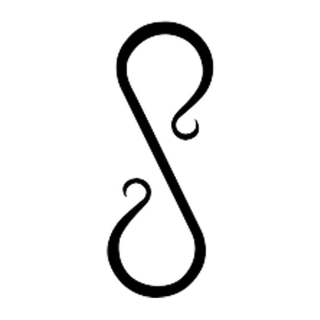 Village Wrought Iron SC 2-1/2 L x 5/8 W S-Chain