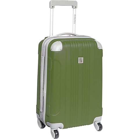  Hills Country Club Malibu 21 in. Hardside Spinner Carry On in Green