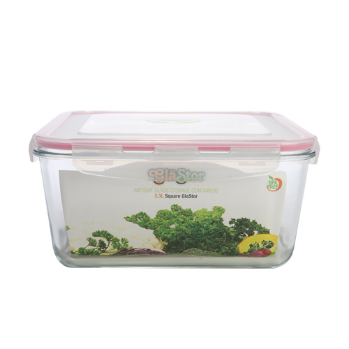 Picture of Tribest GLS33 Glastor 112oz. Square Storage Container