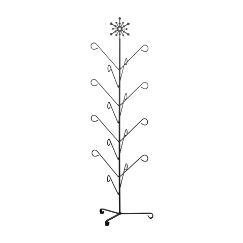 Picture of Village Wrought Iron MD-S-8-85 Snowflake Deluxe Mitten Dryer Stand