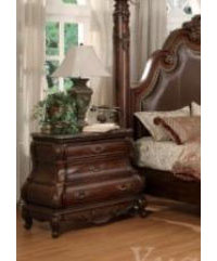 Calidonian Cherry Marble Night Stand - Cherry