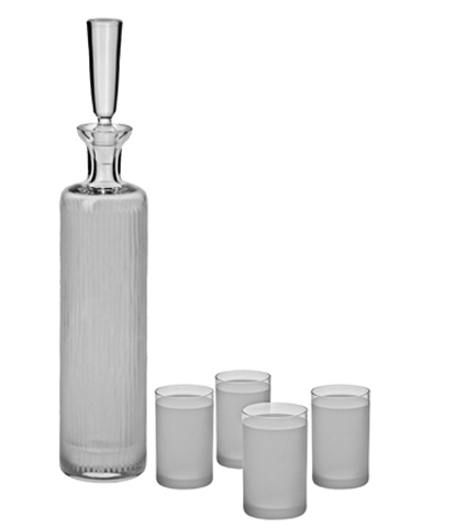 Picture of Ravenscraft Crystal W7383 Crystal Vodka Decanter Set- Set of 5