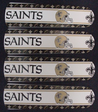 Picture of Ceiling Fan Designers 42SET-NFL-NOS NFL Orleans Saints Football 42 In. Ceiling Fan Blades Only