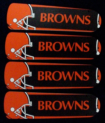 Picture of Ceiling Fan Designers 42SET-NFL-CLE NFL Cleveland Browns 42 In. Ceiling Fan Blades Only