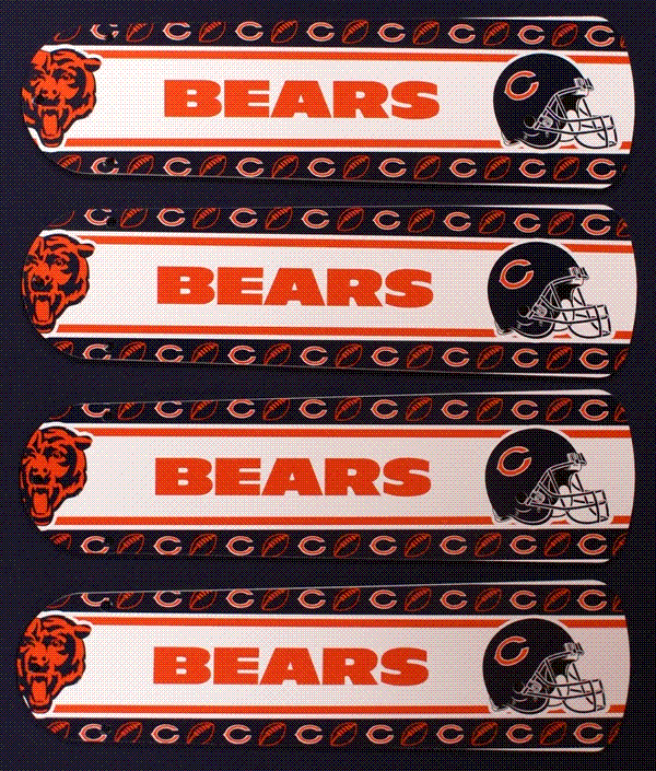 Picture of Ceiling Fan Designers 42SET-NFL-CHI NFL Chicago Bears Football 42 In. Ceiling Fan Blades Only