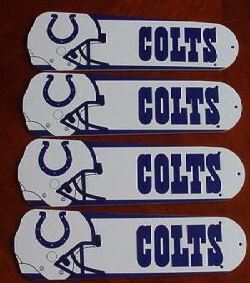 Picture of Ceiling Fan Designers 42SET-NFL-IND NFL Indianapolis Colts Football 42 In. Ceiling Fan Blades ONLY