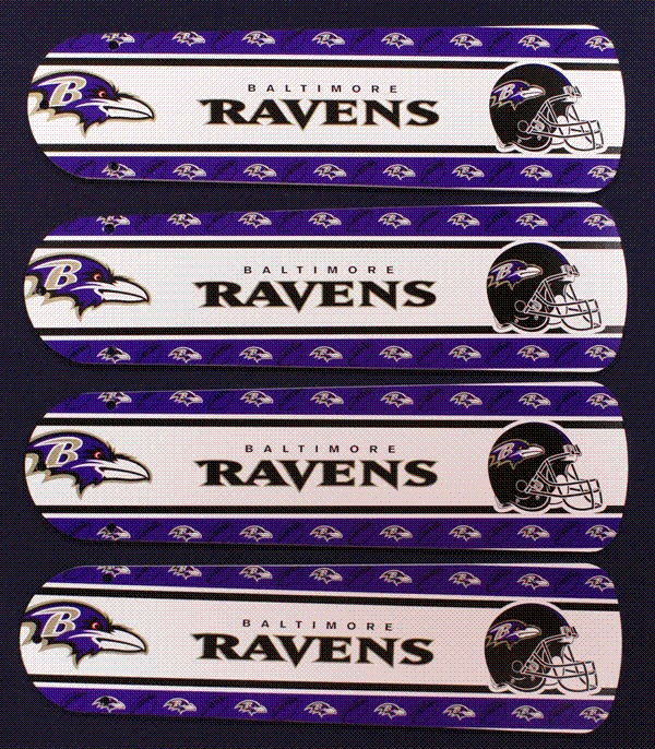Picture of Ceiling Fan Designers 42SET-NFL-BAL NFL Baltimore Ravens Football 42 In. Ceiling Fan Blades OnlY