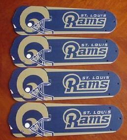 Picture of Ceiling Fan Designers 42SET-NFL-STL NFL St. Louis Rams Football 42 In. Ceiling Fan Blades Only