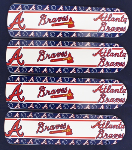 Picture of Ceiling Fan Designers 42SET-MLB-ATL MLB Atlanta Braves Baseball 42 In. Ceiling Fan Blades Only