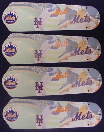 Picture of Ceiling Fan Designers 42SET-MLB-NYM MLB York Mets Baseball 42 In. Ceiling Fan Blades Only