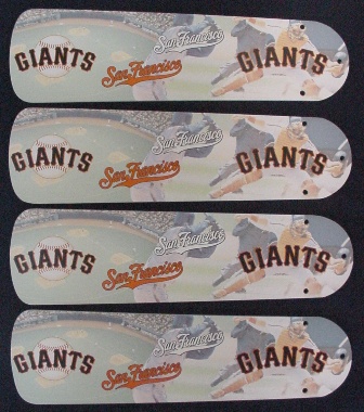 Picture of Ceiling Fan Designers 42SET-MLB-SFG MLB San Francisco Giants Baseball 42 In. Ceiling Fan Blades ONLY