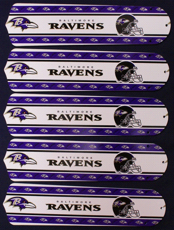 Picture of Ceiling Fan Designers 52SET-NFL-BAL NFL Baltimore Ravens Football 52 In. Ceiling Fan Blades OnlY