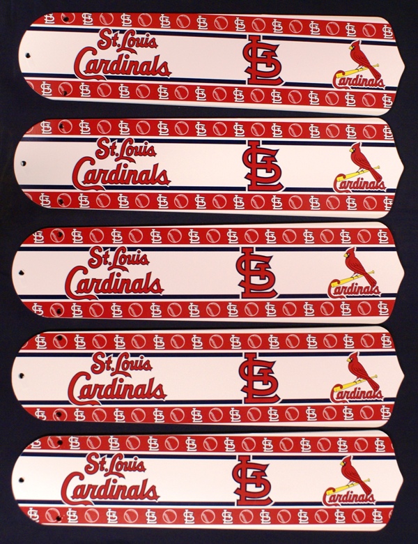 Picture of Ceiling Fan Designers 52SET-MLB-STL MLB St. Louis Cardinals Baseball 52 In. Ceiling Fan Blades ONLY