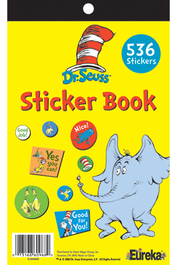 Picture of Eureka EU-609720 Dr Seuss Sticker Book