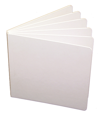 Picture of Ashley Productions ASH10704 White Hardcover Blank Book 5 X 5