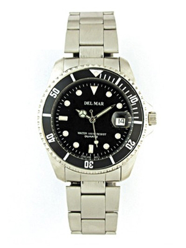 Picture of Del Mar 50115 Mens Classic Dive Watch - Stainless Steel