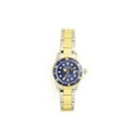 Picture of Del Mar 50120 Womens 200 Meter Sport Watch Two Tone with Blue Dial
