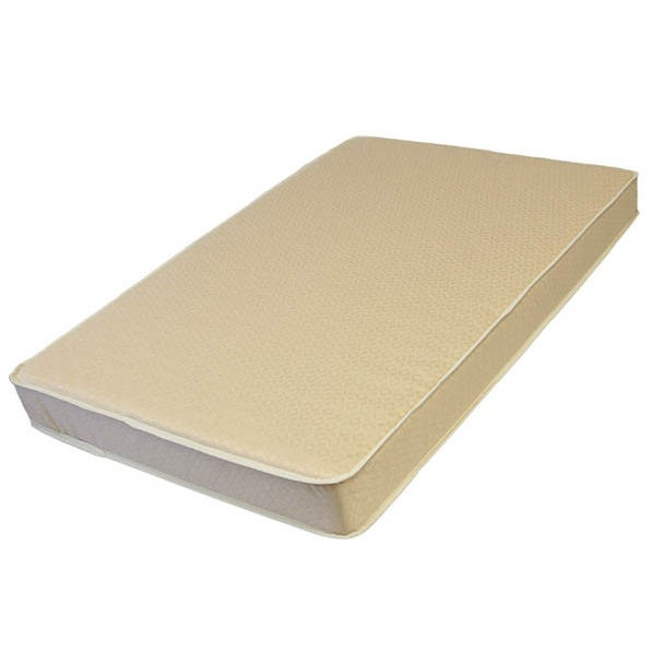 Picture of L A BABY 3508-ORGJ 3-Inch Thick Compact Crib Mattress With Organic Cotton Layer- Ecru