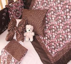 Picture of Little Fern FS11003E Ensemble-Strawberries and Peaches Cuddle Candy - 9 Pieces Set