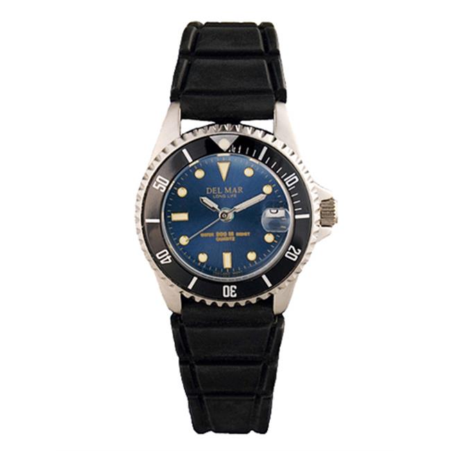 Del Mar 50505 Womens Sportstrap 200M Watch Blue Face