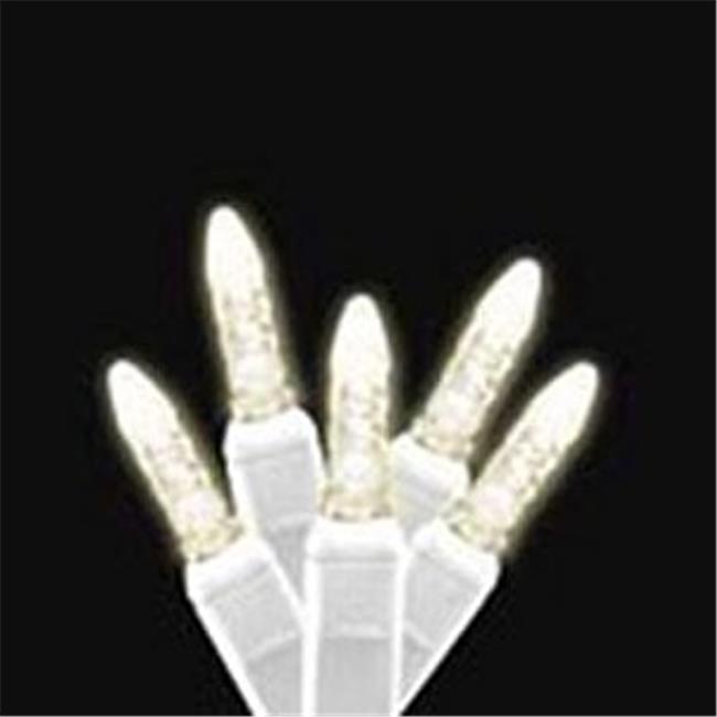 Reinders 88694-R Icicle LED Light Strands - Warm White with White Wire