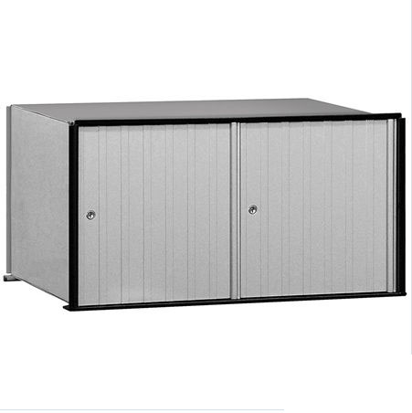 2202 2 Door Aluminum Mailbox Rack Ladder System