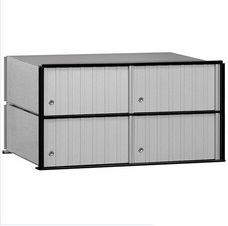 2204 4 Door Aluminum Mailbox Rack Ladder System