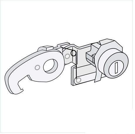 3376 Tenant Parcel Locker Lock for Cluster Box Unit Parcel Locker Door with 3 Keys