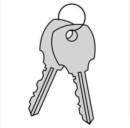 3399 Key Blanks for Standard Locks of Cluster Box Units