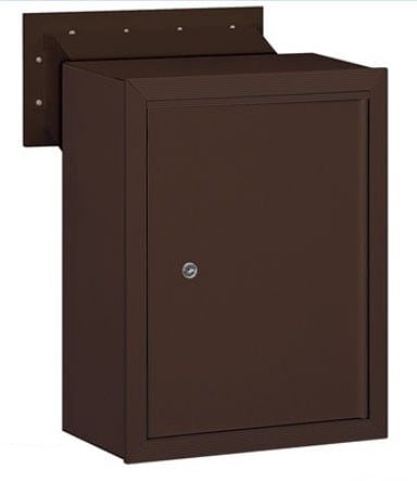 Receptacle, Bronze, Powder Coated, 1 Doors, Surface, Surface Mounting