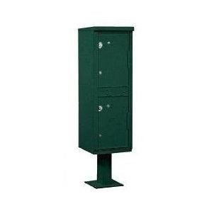 3302GRN-U Outdoor Parcel Locker - 2 Compartments - Green - USPS Access