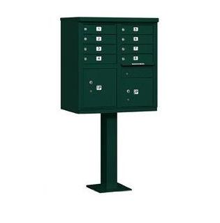 Cluster Box Unit - 8 A Size Doors - Type I - Green - USPS Access