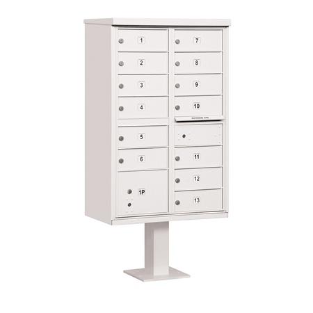 Cluster Box Unit - 13 B Size Doors - Type IV - White - USPS Access