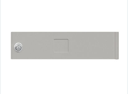 Replacement Door and Lock with 3 Keys - Gray - Standard A Size