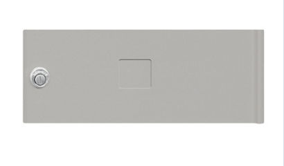 3352GRY Replacement Door and Lock with 3 Keys - Standard B Size - Gray