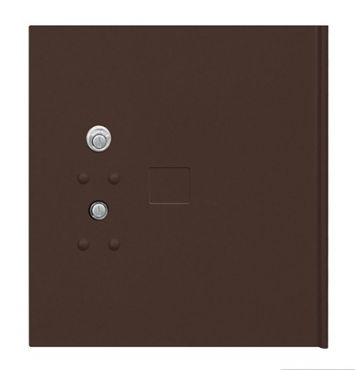 Replacement Parcel Locker Door and Tenant Lock with 3 Keys - Bronze - Large Parcel Locker