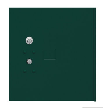 Replacement Parcel Locker Door and Tenant Lock with 3 Keys - Green - Large Parcel Locker