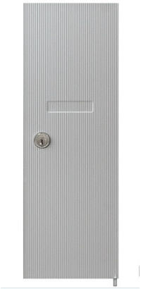 3551ALM Replacement Door and Lock with 2 Keys - Aluminum