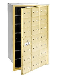 3621SFP 21 Door 4B+ Horiz Mailbox in Sandstone - Front Loading Private Access