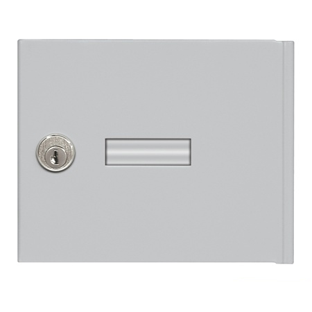 3651ALM Replacement Door and Lock - Standard A Size - for 4B+ Horizontal Mailbox - with (2) Keys - Aluminum