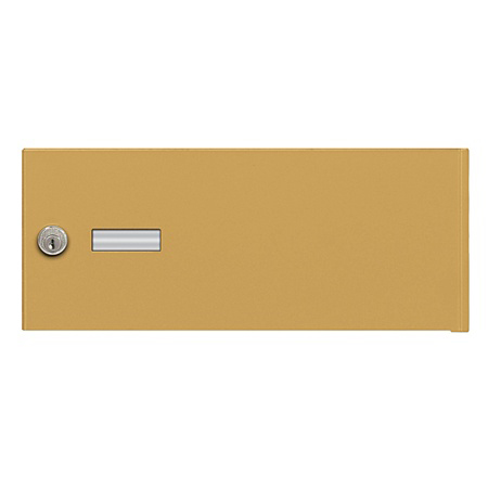 Replacement Door and Lock - Gold - Standard B Size for 4B+ Horizontal Mailbox