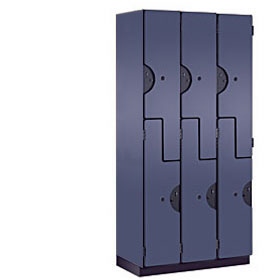Double Tier Designer Locker - Blue