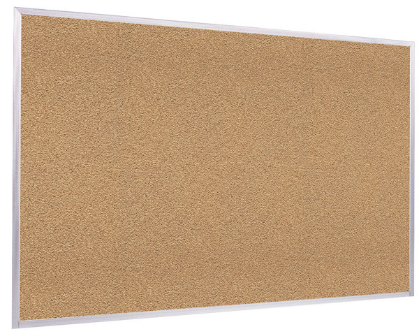 Picture of Ghent 1318-1 18 in. x 24 in. Aluminum Frame Natural Cork Board