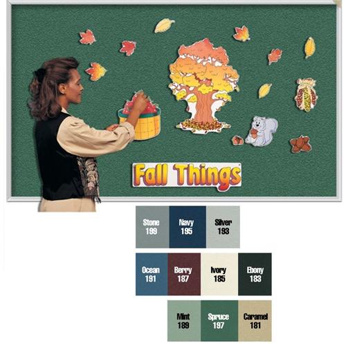 Picture of Ghent AV35-181 3 ft. x 5 ft. Aluminum Frame Vinyl Tackboard - Caramel