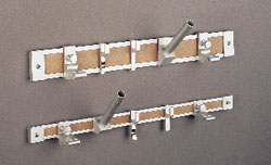 Picture of Ghent MRH6-1 6 ft. Length Aluminum 2 in. Maprail with Corkinsert - 1 Per Carton