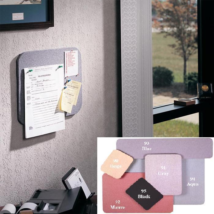 Ghent TF23-90 24 in. x 36 in. Trend Fabric Tackboard with Wrapped Edge - Beige